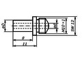 Насадка V-17/45 GESIPA Accubird, Powerbird для заклепки Ø 6,4 мм