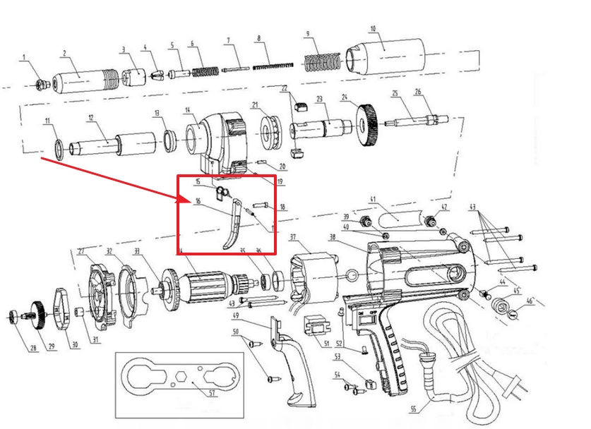 Курок для ABSOLUT (SKytools) SK1005, SK1006