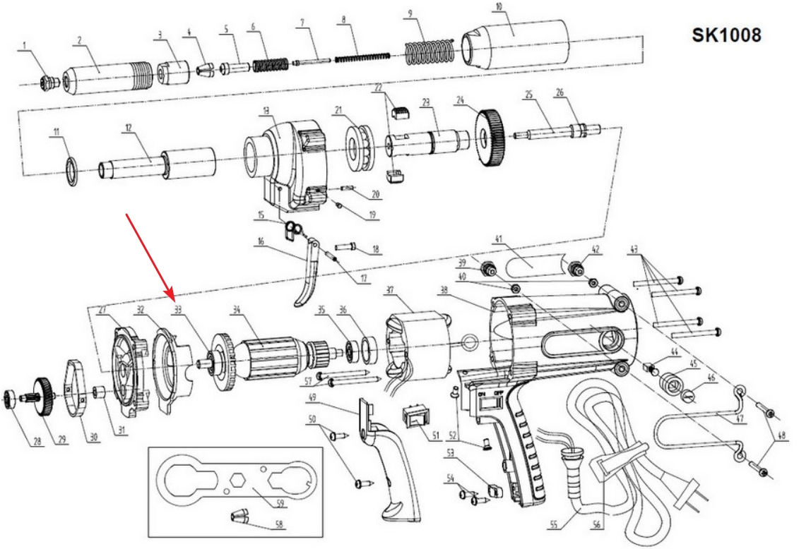 Подшипник 608-2Z SKytools (Absolut) SK1008