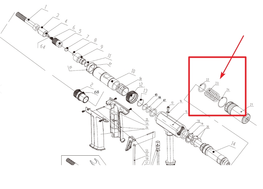 Возвратная пружина для Time-proof M2312